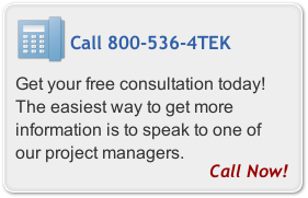 Call 800-536-4TEK and speak to a Datatek project manager today!