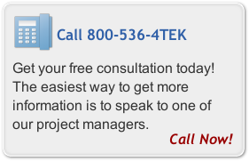 Call 800-536-4TEK and speak to a Datatek project manager today!